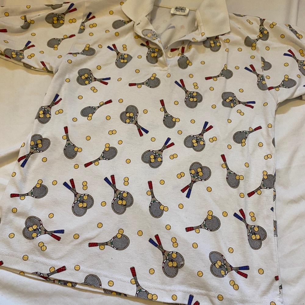 Vintage tennis polo